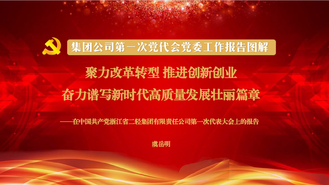 一圖讀懂集團(tuán)公司第一次黨代會黨委工作報(bào)告