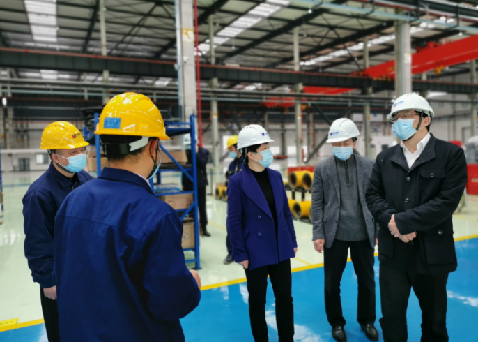 省委組織部副部長胡旭陽一行赴德清申達調(diào)研指導