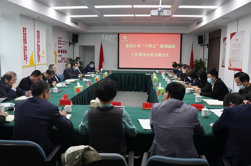 集團(tuán)公司召開“十四五”規(guī)劃編制工作領(lǐng)導(dǎo)小組專題會議