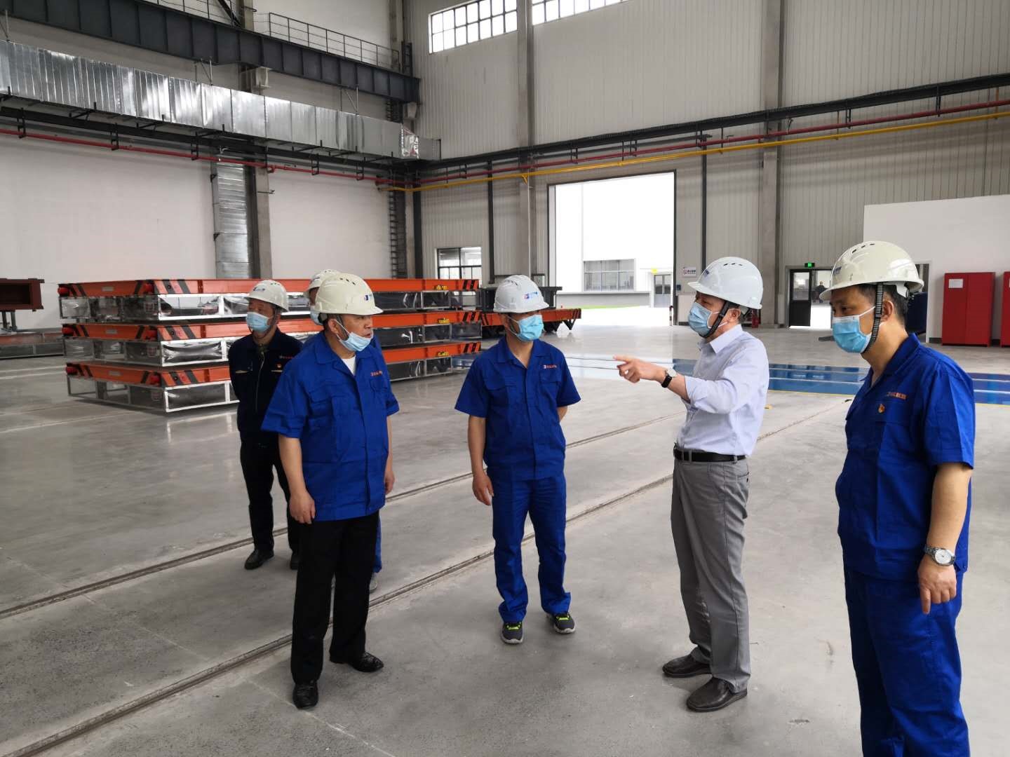 集團(tuán)公司黨委書記、董事長虞岳明赴德清申達(dá)公司調(diào)研