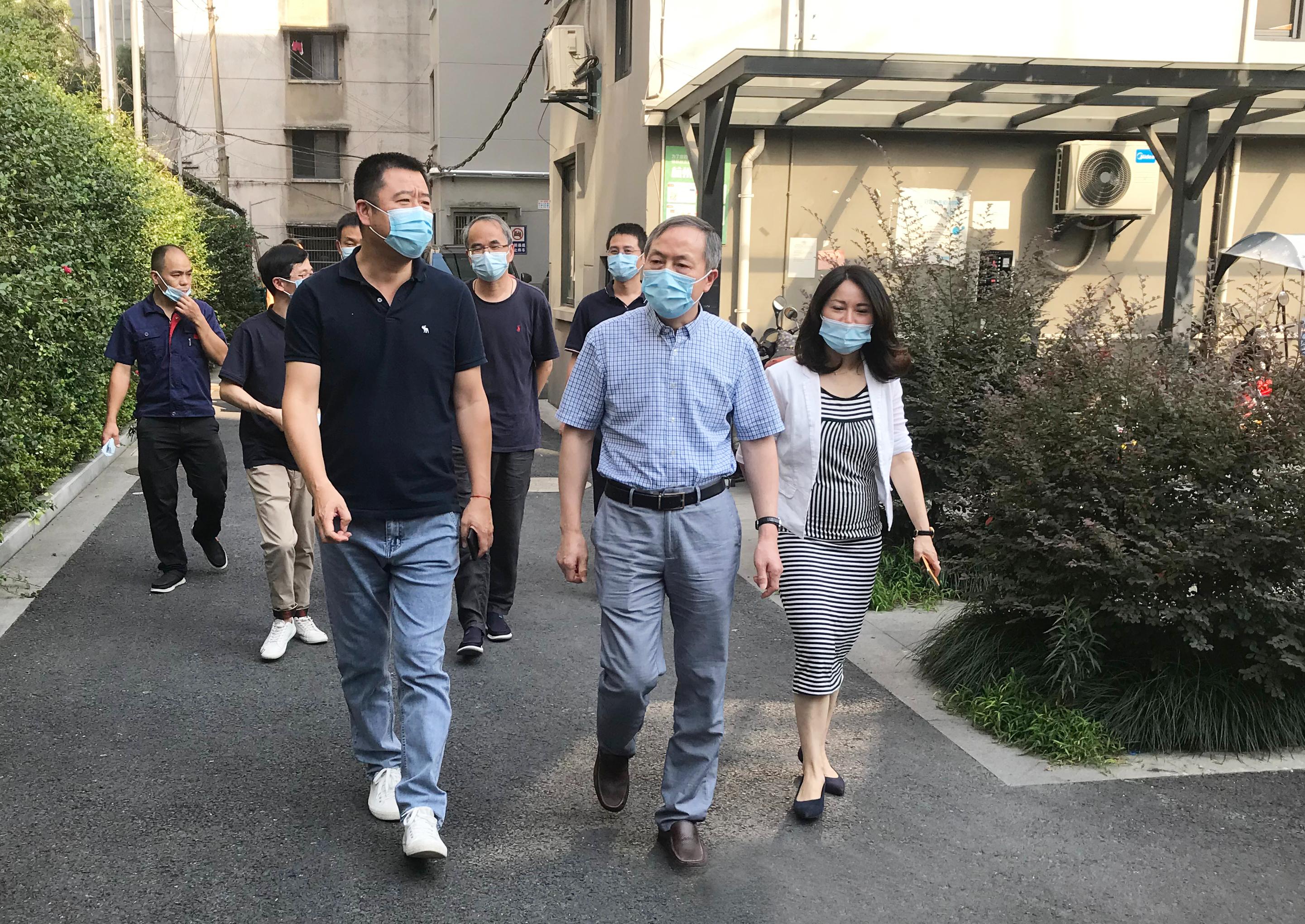 虞岳明赴工藝品公司有關物業(yè)開展國慶節(jié)前安全生產檢查