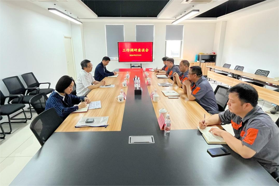 吳敏一行赴申達機器公司調研